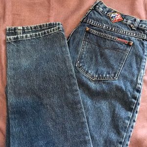 Vintage Posted Jeans